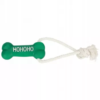 Paka Zwierzaka lanová hračka s kosťou HOHOHO 13cm