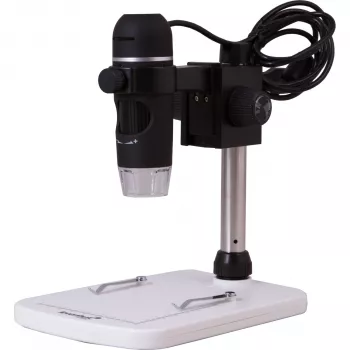 Levenhuk DTX 90 digitálny mikroskop - čierny - 10x-300x - 3-palcový LCD - 2MP - LED - USB