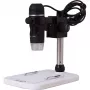 Levenhuk DTX 90 digitálny mikroskop - čierny - 10x-300x - 3-palcový LCD - 2MP - LED - USB