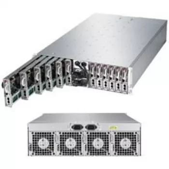 Supermicro SuperServer 5038ML-H12TRF 12-node 3U rackmount server barebone čierny