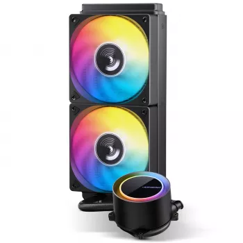 Jonsbo TG-240 all-in-one kvapalinový chladič ARGB - 240mm čierny