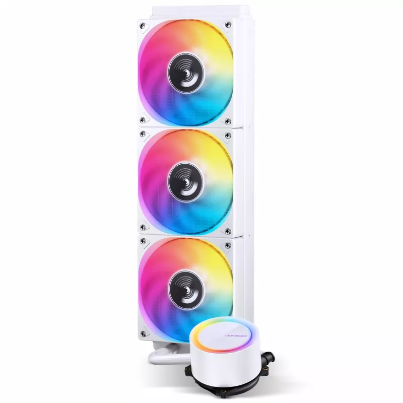 Jonsbo TG-360 all-in-one kvapalinový CPU chladič, ARGB - 360mm, biely