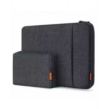Inateck 14-palcové puzdro na notebook s odnímateľným vreckom na príslušenstvo LB01006/S1 sivé
