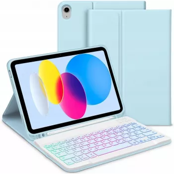 Inateck Keyboard Ace Touch iPad 11/10.9 QWERTZ RGB biela