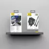 Dudao A28PCEU 45W GaN napájací zdroj s 2x USB-C a 1m USB-C káblom - čierny