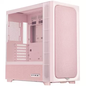 TRYX FLOVA F50 Midi-Tower, ATX, temperované sklo - ružová