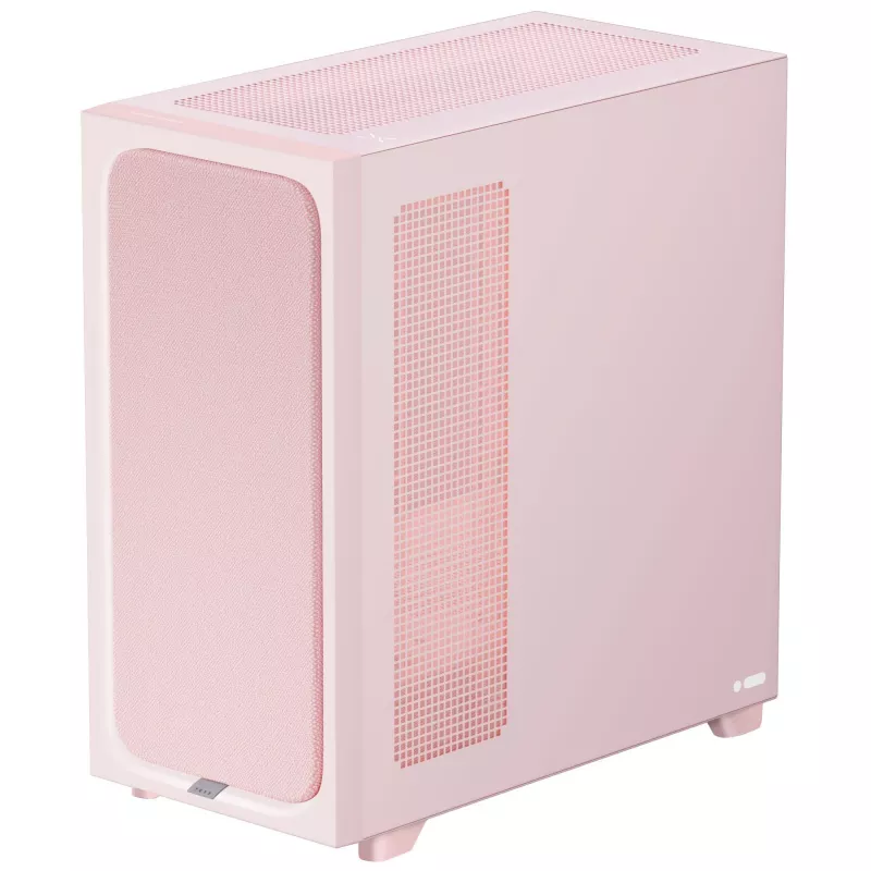 TRYX FLOVA F50 Midi-Tower, ATX, temperované sklo - ružová