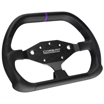 CONSPIT DX320 D-Shape volant - 320mm Alcantara rukoväť, karbón, RGB