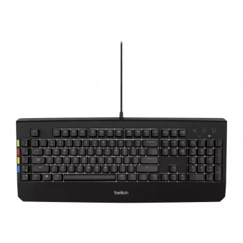 Belkin 2-4-8 Port Secure KVM USB klávesnica s podsvietením DE QWERTZ