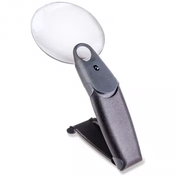 Carson FH-25 FreeHand 2,5-násobná lupa s LED osvetlením, čierna