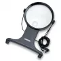 Carson HF-25 MagniFree LED lupa s lampou 2x/5x 11cm čierna