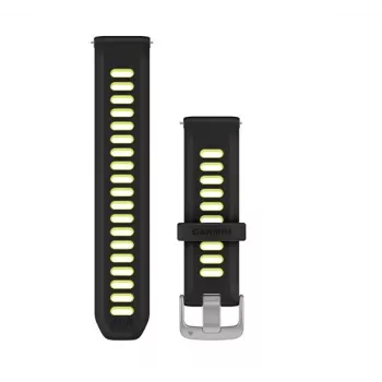 Garmin Quick Release remienok 20 mm silikón Black/Yellow (010-11251-B6)