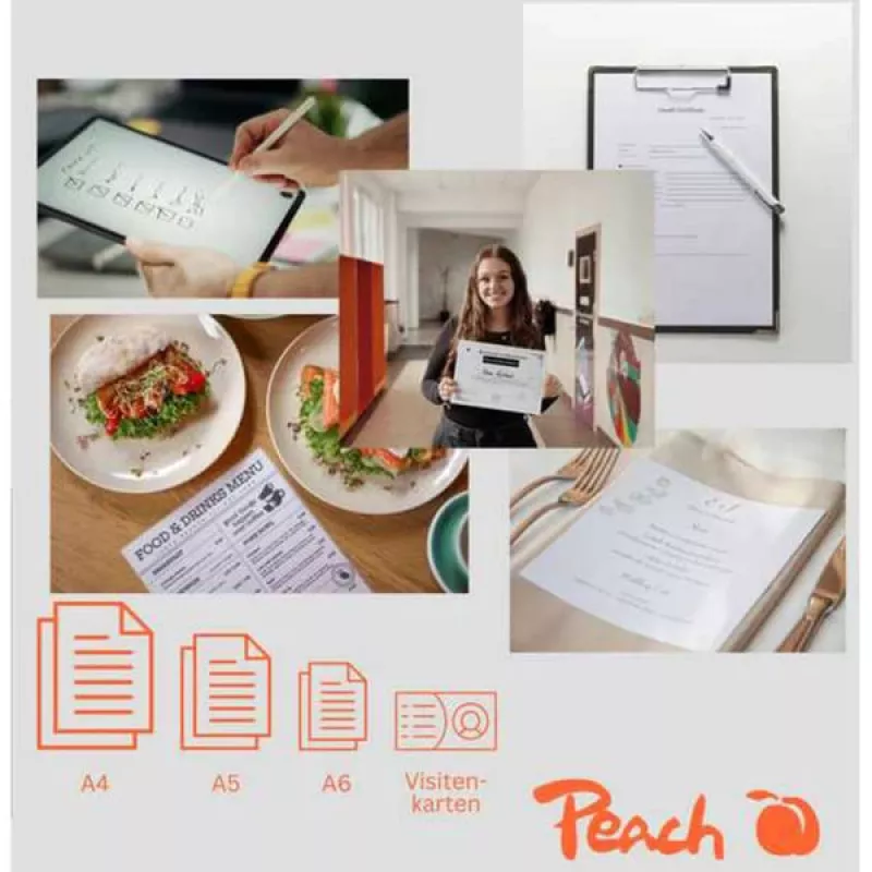 Peach 511189 3in1 PBP351 laminovačka A4 na horúce a studené laminovanie s rezačkou papiera a zaoblovačom rohov