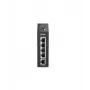 D-Link DIS-100E-05 priemyselný neupravovateľný Ethernet switch, 5x 10/100Base-TX, montáž na DIN lištu, IP30