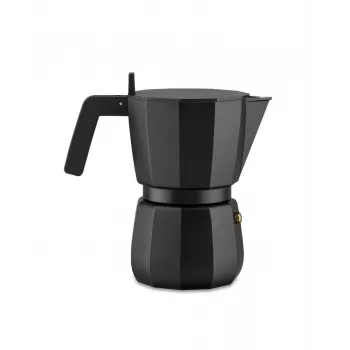 Alessi Mokka espresso kávovar DC06/6B čierny