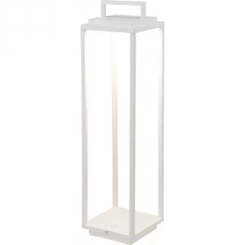 AB+ by Abert Resort Maxi prenosná LED stolná lampa biela