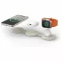 Satechi OntheGo 3-in-1 bezdrôtová nabíjačka s Qi2, piesková, 15W, ST-QTG31W