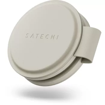 Satechi OntheGo 2-in-1 bezdrôtová nabíjačka s Qi2, 15W, piesková