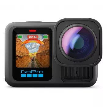 GoPro HERO13 Black Ultra Wide Edition akčná kamera 4K, 5.3K, 2.7K, dotykový displej, Ultra HD, vodotesná, GPS, prachotesná, Bluetooth, Wi-Fi, spomalený záber, Full HD (CHDRB-133-RW)