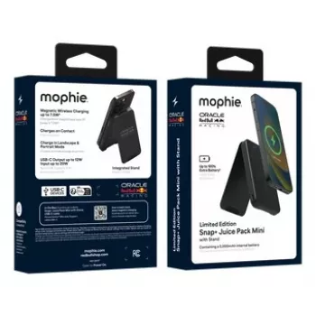 Mophie Snap+ Mini Stand 5000mAh power banka čierna