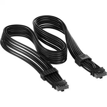 Corsair ThermalProtect univerzálny PCIe 5.1 600W 12V napájací kábel - čierny