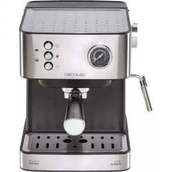 Cecotec Power Espresso 20 Matic Professionale kávovar na espresso, 20 bar, 850 W, 1,5 l, čierna/strieborná