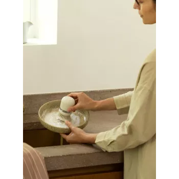 Brabantia SinkSide kefa na riad s dávkovačom mydla Soft Beige (252167)
