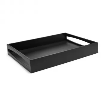Leopold Vienna Zilverstad podnos čierny 300x400x60mm drevo LV618000