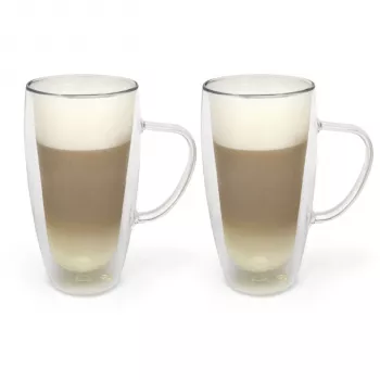 Bredemeijer Duos dvojstenné sklo na latte macchiato 400ml - balenie 2 ks