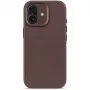 Decoded kožený zadný kryt pre iPhone 17 s MagSafe - Chocolate Brown