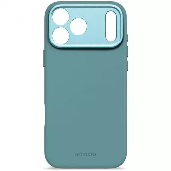 Decoded AntiMicrobial silikónový zadný kryt pre iPhone 17 Pro Max, kompatibilný s MagSafe, Retro Blue