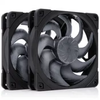 Noctua NF-A12x25 G2 PWM Sx2-PP chromax.black 120 mm skriňový ventilátor (balenie 2 ks, čierny)