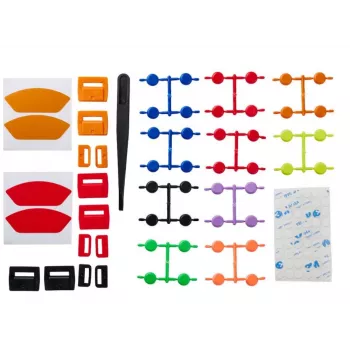 Asetek SimSports Colour Kit pre Forte Pedals – elastoméry brzdy a pružiny plynu
