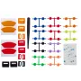 Asetek SimSports Colour Kit pre Forte Pedals – elastoméry brzdy a pružiny plynu