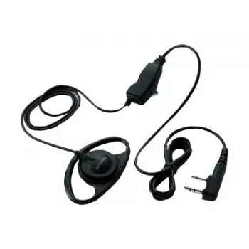 Kenwood EMC-7 headset - Clip-On - drôtový - čierna