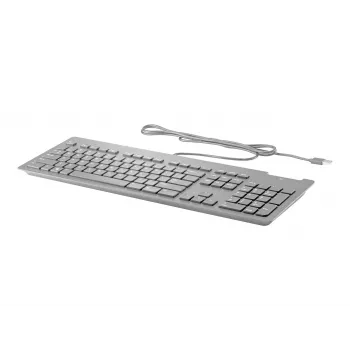 HP Business Slim klávesnica - USB - UK angličtina (GB) - čierna