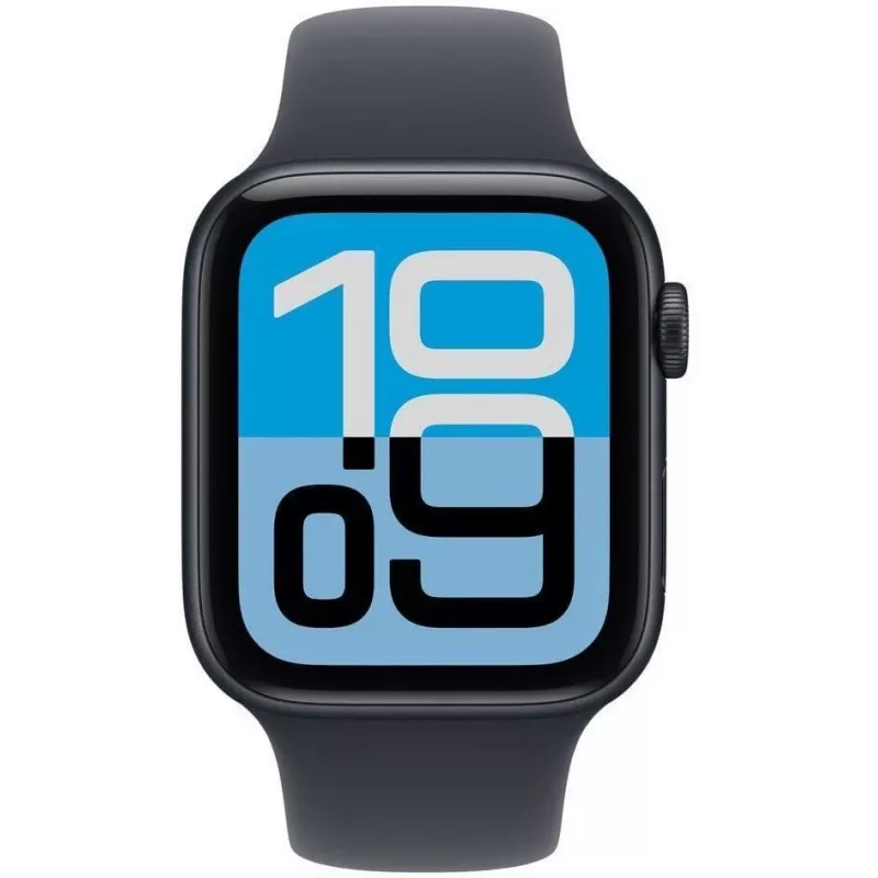 Apple Watch SE 3 GPS 44mm Midnight hliníkové puzdro s Midnight Sport Band M/L
