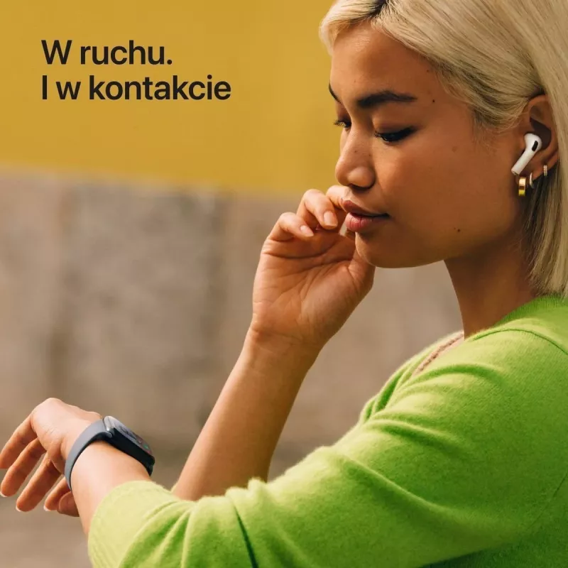 Apple Watch SE 3 GPS 44mm Midnight hliníkové puzdro s Midnight Sport Band M/L