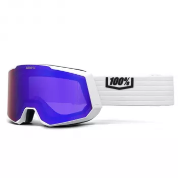 100% Snow - Snowcraft XL maska biela HiPER fialová zrkadlová