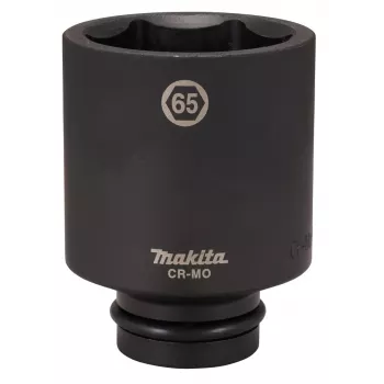 Makita rázový nástrčný kľúč s pohonom 1 palec 65 mm 6-hranný Cr-Mo čierny fosfátovaný E-24810