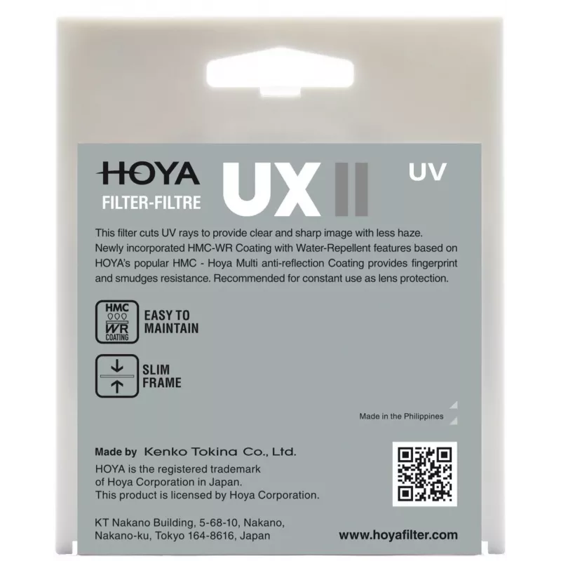 Hoya UX II UV 58 mm filter