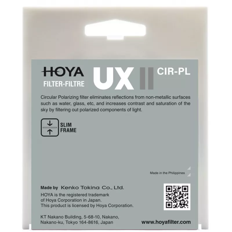 Hoya UX II CIR-PL 72mm cirkulárny polarizačný filter