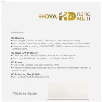 Hoya HD nano MkII UV 52 mm