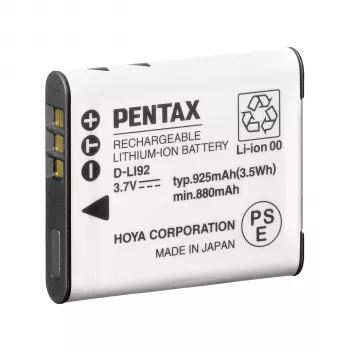 Pentax D-LI92 (B) lítiovo-iónová batéria 925 mAh 3,7 V čierna