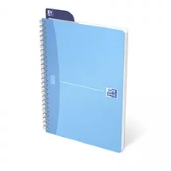 Oxford Office Essentials A5 linajkovaný zápisník - 90 g/m² - 180 strán - matný povrch - rôzne farby