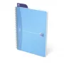 Oxford Office Essentials A5 linajkovaný zápisník - 90 g/m² - 180 strán - matný povrch - rôzne farby