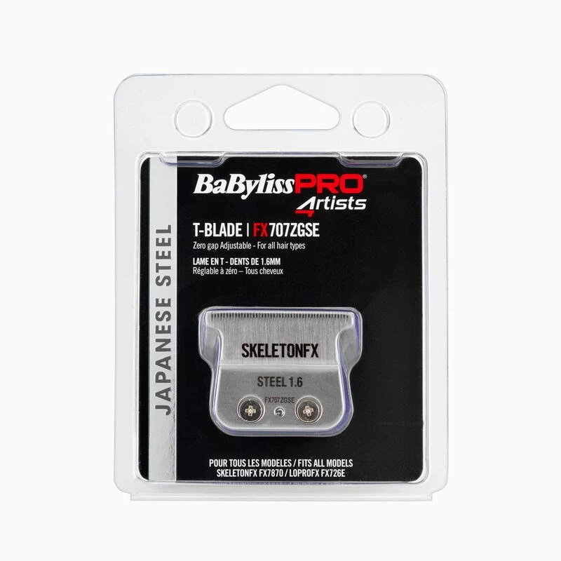 BaBylissPRO Skeleton Trimmer Blade FX707ZGSE – japonská oceľ hlbokozubá T-čepeľ pre sériu FX7870