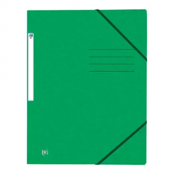 Oxford TOP FILE+ rohová gumičková mapa A4 zelená - kancelárske potreby