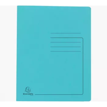 Exacompta report file A4 tyrkysová Colorspan kartón 355g flexibilná sponková mechanika