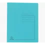 Exacompta report file A4 tyrkysová Colorspan kartón 355g flexibilná sponková mechanika